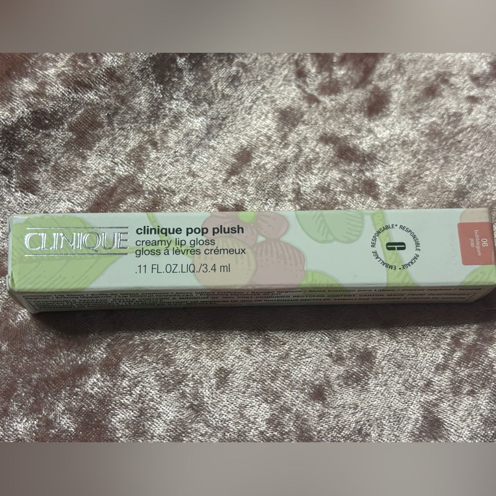 Clinique Pop Plush Creamy Lip Gloss in Bubblegum Pop